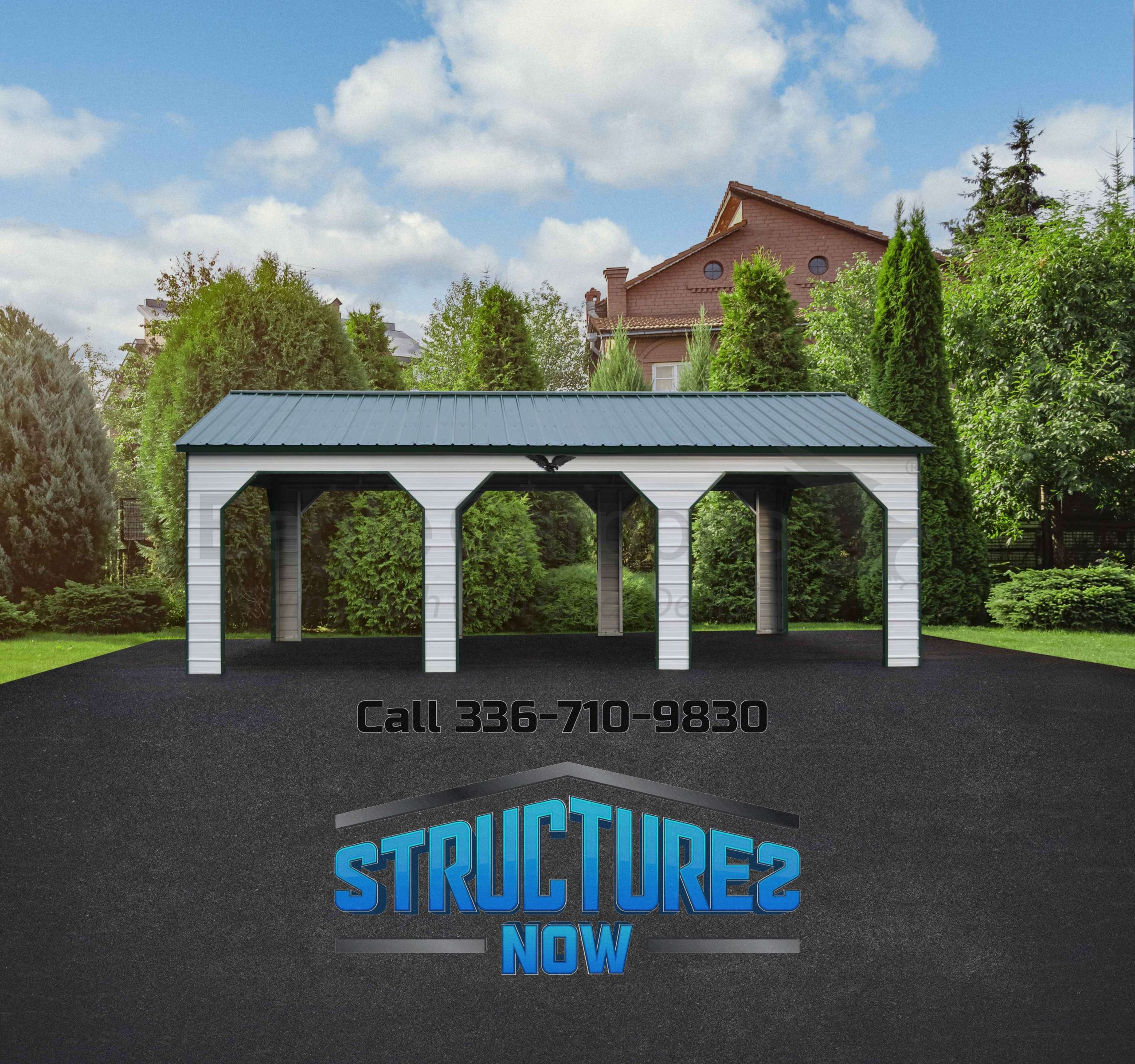 16x30x9 Carport