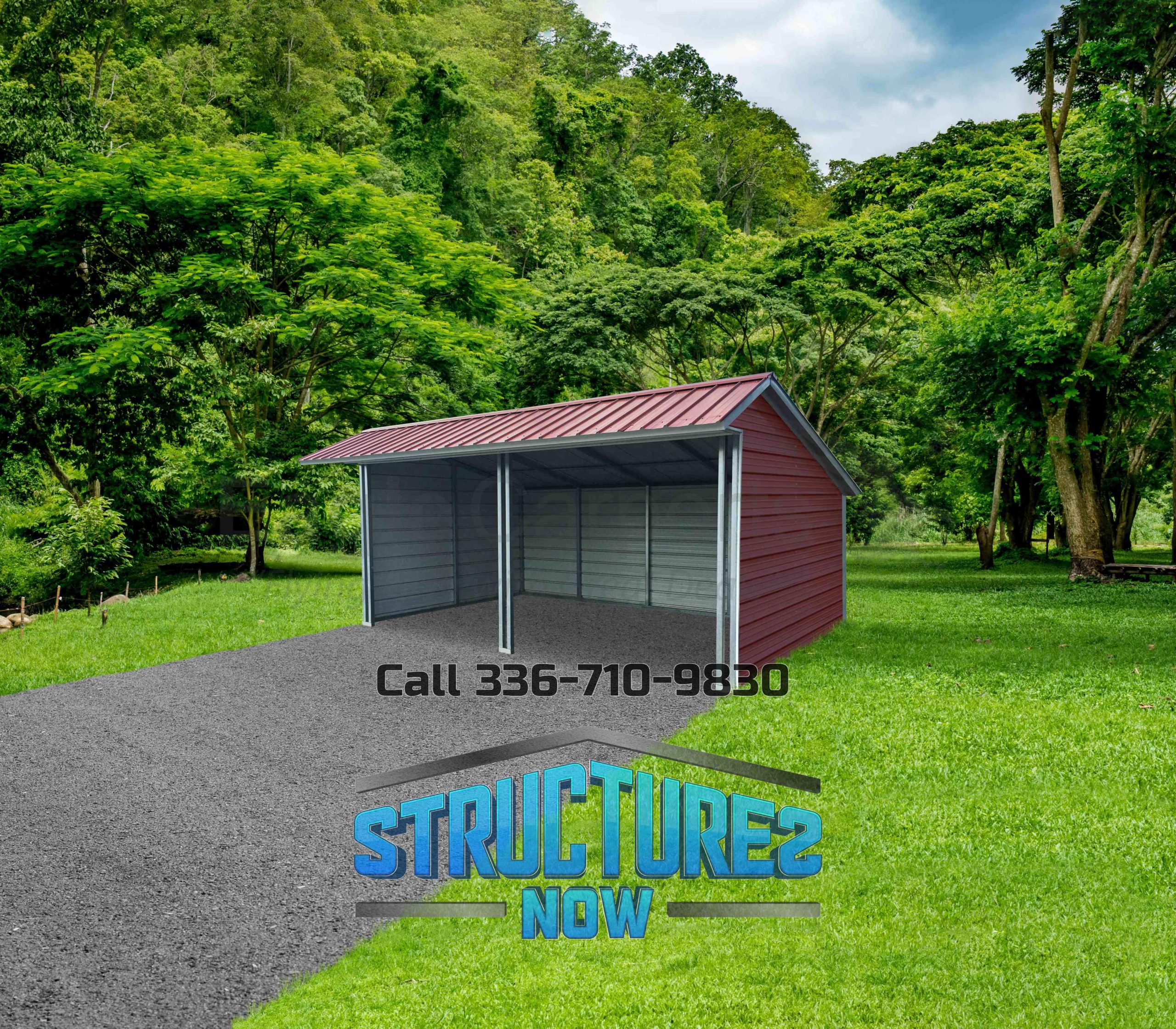 15x20x12/9 Loafing Shed
