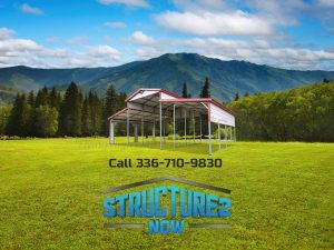 32x20x12/8 Barn-Style Carport