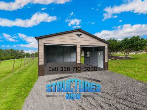 20x25x9 Custom Metal Garage