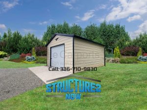 16x20x9 Metal Shed