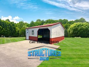 22x25x9 Custom Metal Garage