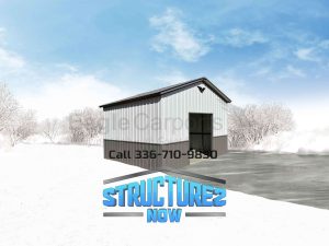 16x15x9 Metal Shed