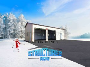 24x40x12 Metal Garage