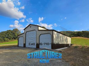 42x50x16/11 Metal Horse Barn