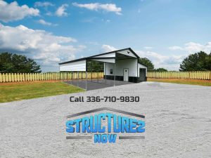 38x30x12/8 Barn-Style Carport