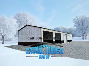 28x90x14 Triple-Wide Custom Garage