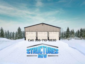 34x35x11 3-Bay Commercial Garage