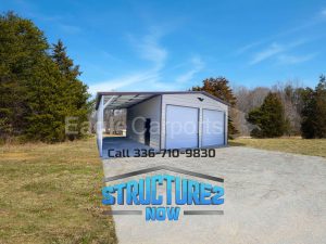 36x30x12/9 Garage with Lean-To