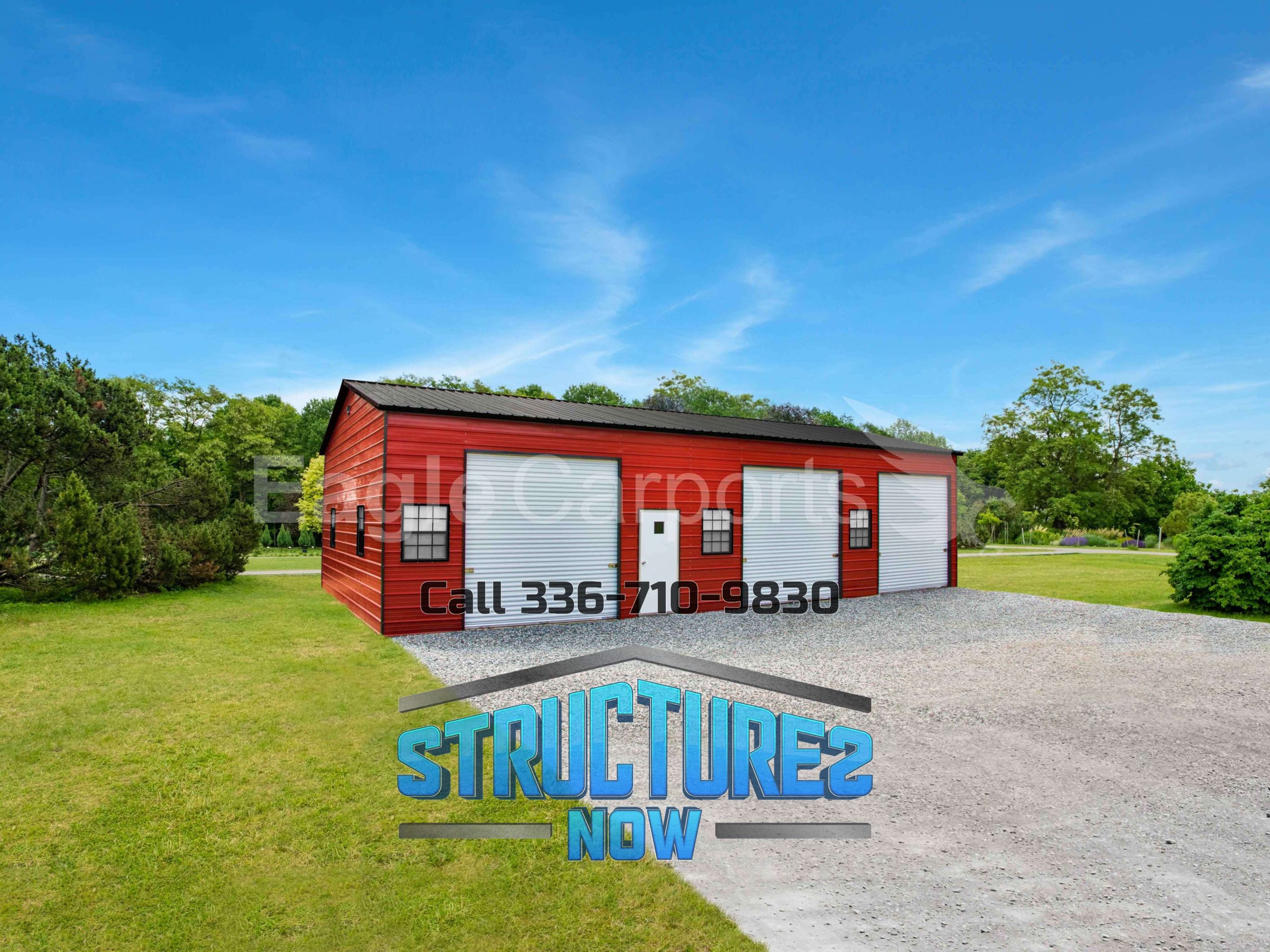 30x50x12 Big Red Garage