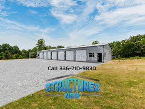 30x110x12 Custom Metal Garage