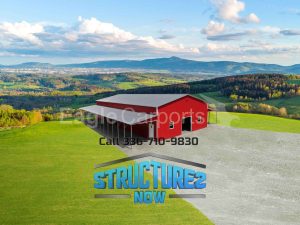 64x70x14/9 Commercial Horse Barn