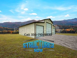 31x30x12/8 Metal Horse Barn