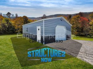 22x30x9 Metal Shed